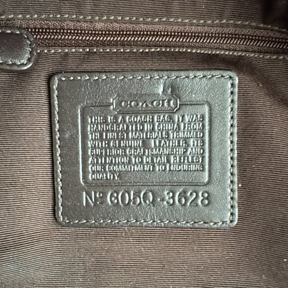 Vintage Coach 3628 Soho Brown Signature C Canvas w/Suede Leather Trim - Picture 9 of 15